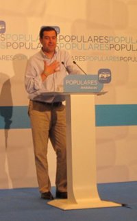 Moreno cree que los comicios europeos pueden ser "el primer paso para el cambio" en Andalucía
