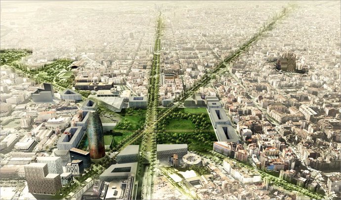 Proyecto Municipal De Reforma De Plaza Glòries De Barcelona