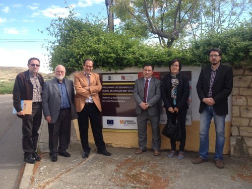 Marruedo en su visita a estas comarcas