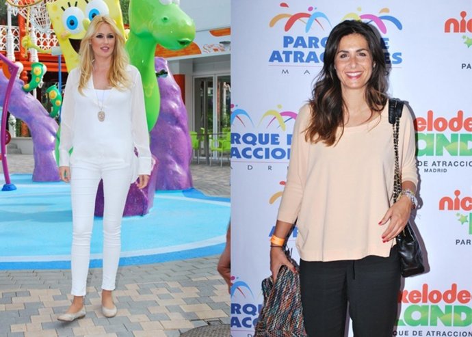 Carolina cerezuela o nuria roca no se quisieron perder Parque de Atracciones 