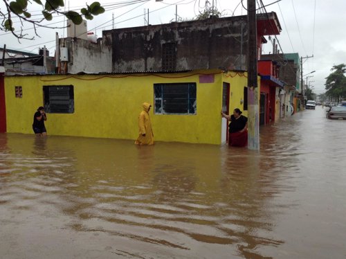 Desbordamiento en México, inundación