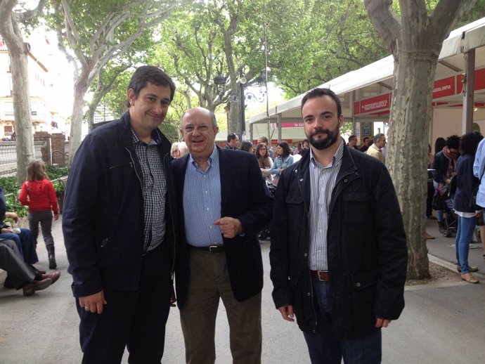 El diputado del PP Antonio Gallego y el candidato europeo Santi Fisas