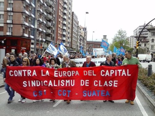 Manifestación del 1 de Mayo en Gijón