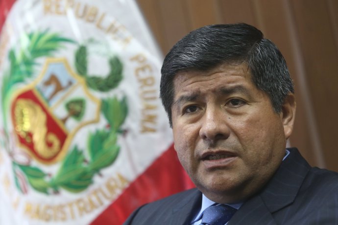El presidente del Consejo Nacional de la Magistratura de Perú, Pablo Talavera