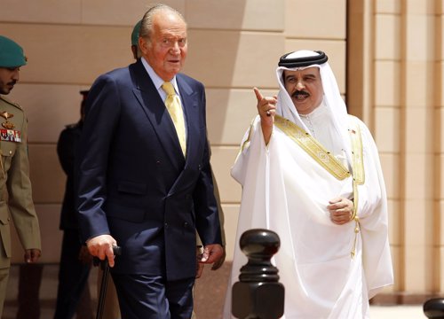 El Rey Don Juan Carlos en su viaje a Bahrein