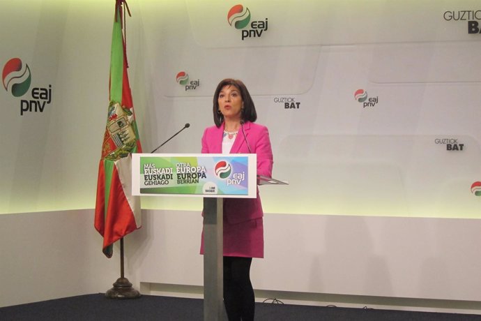 La candidata de PNV Izaskun Bilbao