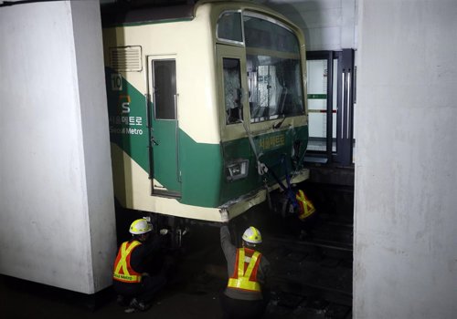 Accidente metro Seúl (Corea del Sur)