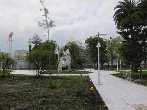 Obras de los Jardines de Pereda