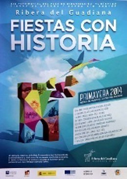 Cartel Fiestas con historia