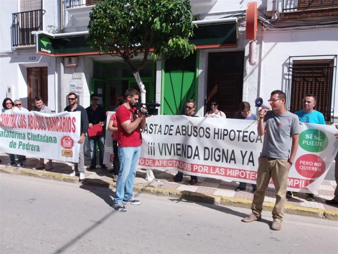 Concentración en Pedrera.