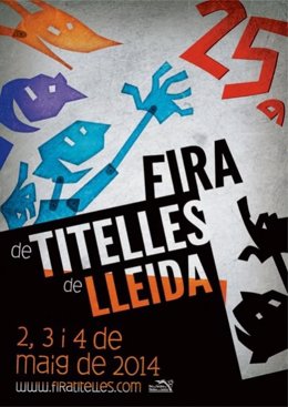 Cartel de la 25 Fira de Titelles de Lleida
