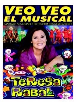 Cartel del espectáculo de Teresa Rabal