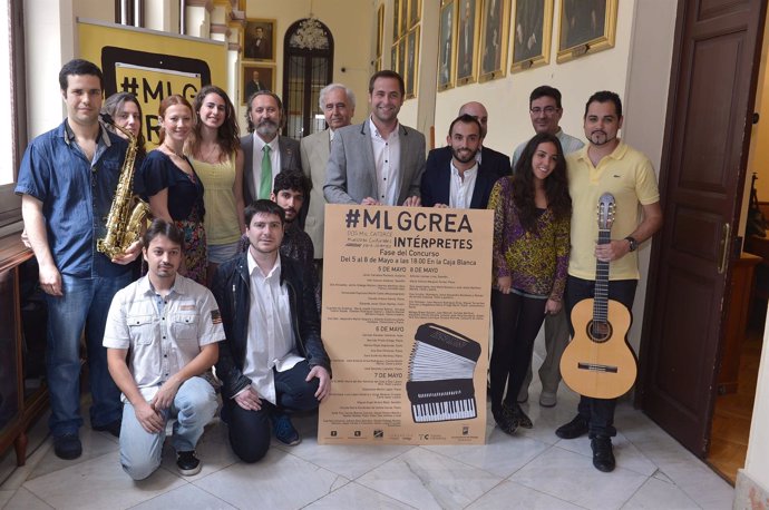 Presentación del certamen musical de MálagaCrea 2014