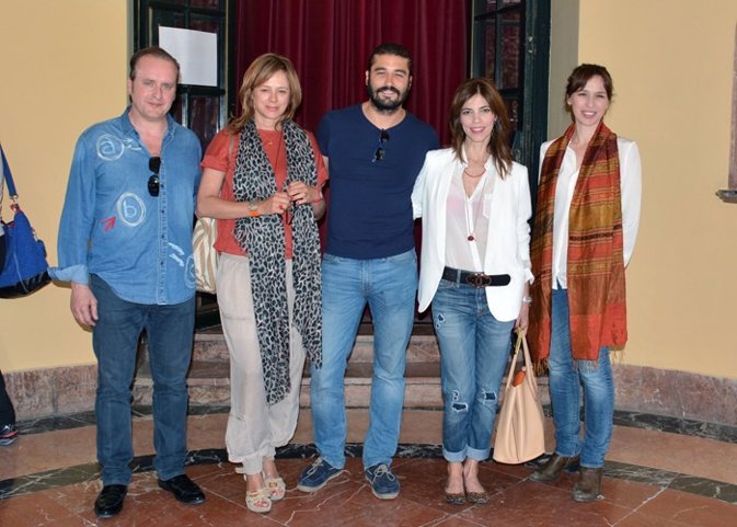 Los hijos de Kennedy llegan a Sevilla Maribel Verdú, Alex Garcia