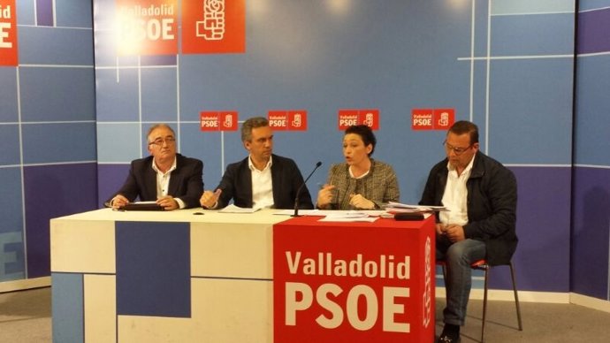 Rueda de prensa del PSOE de Boecillo y Javier Izquierdo
