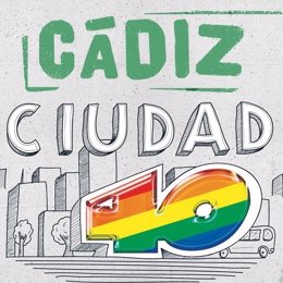 Cartel de Cádiz 'Ciudad 40 Principales'