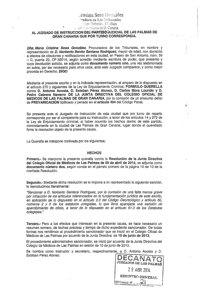 Denuncian por presunta prevaricación al presidente y otros 3 de la directiva del Colegio de Médicos de Las Palmas