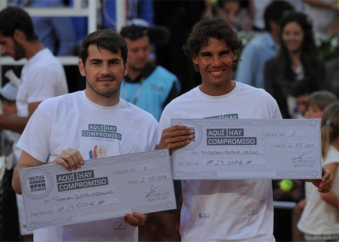 Iker Casillas rafa nadal o serena williams se unen por una buena causa
