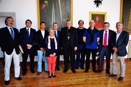Arzobispo Toledo con Junta Pro-Corpus