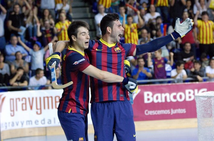 El FC Barcelona, clasificado para la final de hockey patines de liga europea