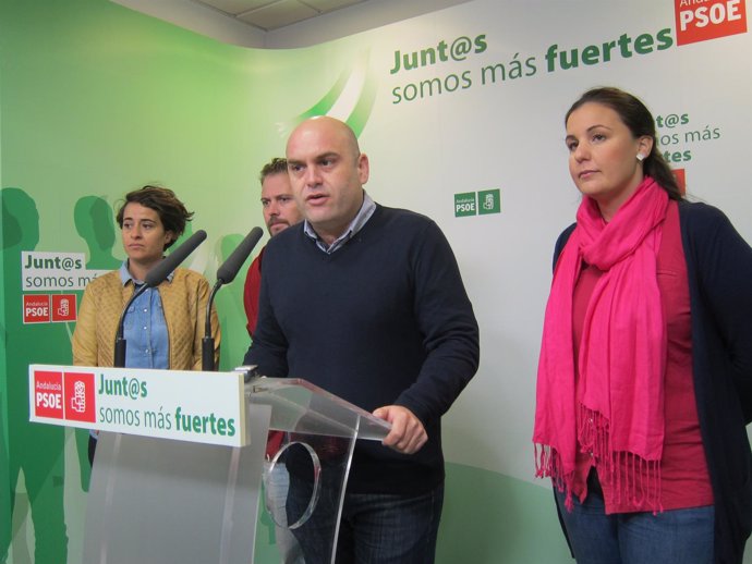 El portavoz del PSOE en el Ayuntamiento de Cartaya, Alexis Landero. 