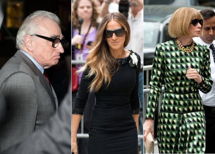 Misa en memoria de la diseñadora Lwren Scott Mick Jagger, Sarah Jessica Parker