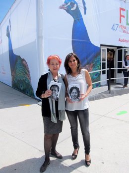 Rosa maría Calaf y Mara Torres en la 47 Feria del Libro