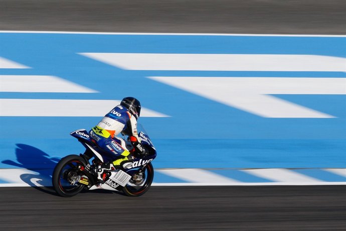 Isaac Viñales en los libres del GP España