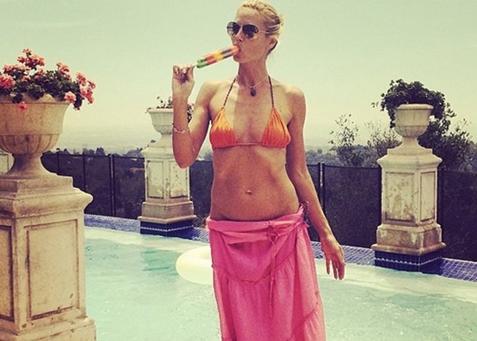 Heidi Klum, provocativa y sensual 