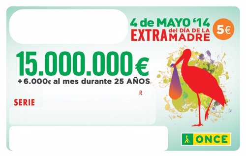 Sorteo Extraordinario de la ONCE del Día de la Madre 2014