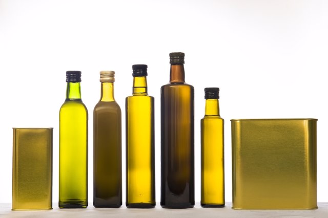 Botellas de aceite de oliva