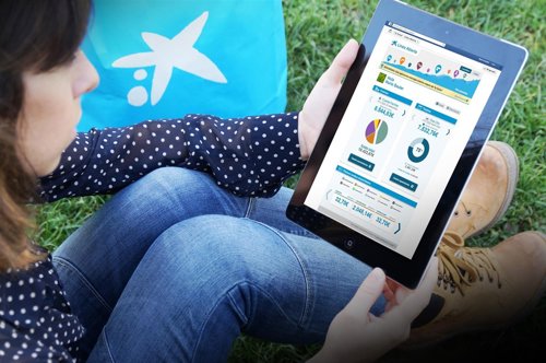 Aplicación de La Caixa en Facebook