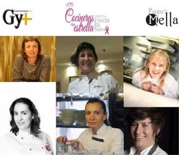 Cocineras con estrella frente al cáncer de mama
