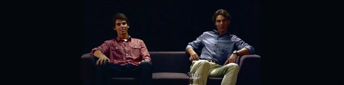 Rafa Nadal y su hermano ficticio, Tomeu, creado para la campaña en PokerStars