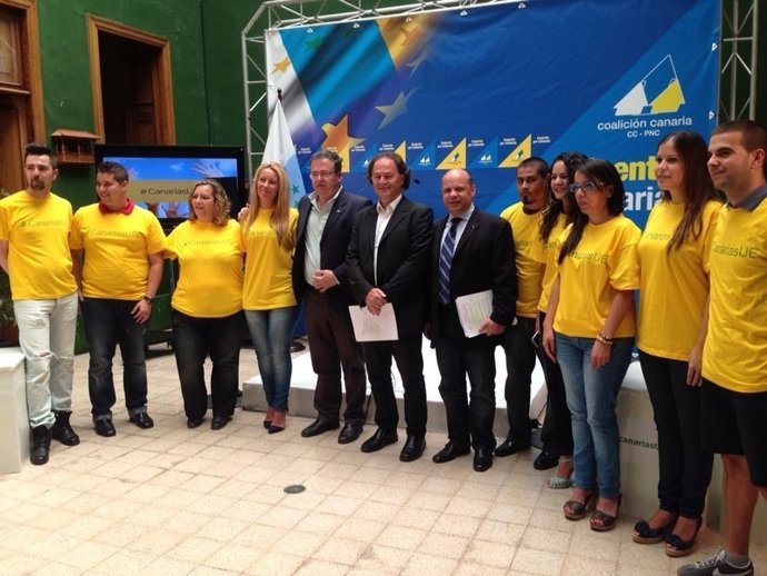 El candidato de Coalición Canaria (CC) a las elecciones europeas, Javier Morales