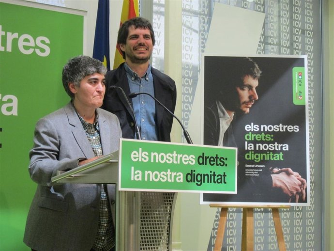 Ernest Urtasun y Núria Lozano