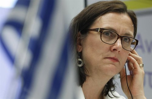 La comisaria de Asuntos Internos de la Unión Europea, Cecilia Malmstrom