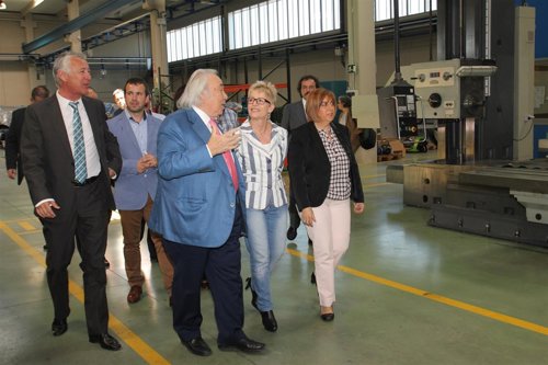 Elena Víboras visita la sede del Grupo Pieralisi en Geolit