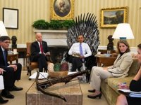 The Westeros Wing: Obama, en el Trono de Hierro de Juego de Tronos