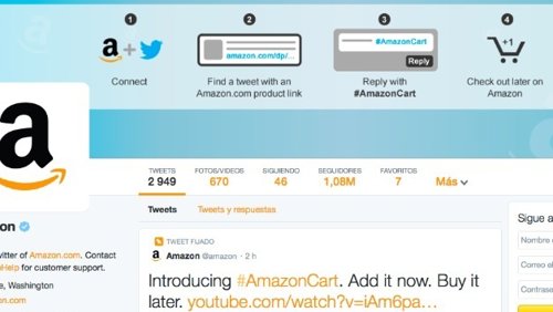 Amazon lanza una nueva forma de comprar sin salir de Twitter