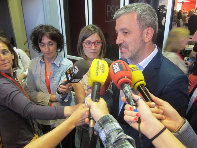 El candidato del PSC a la Alcaldía de Barcelona, Jaume Collboni.