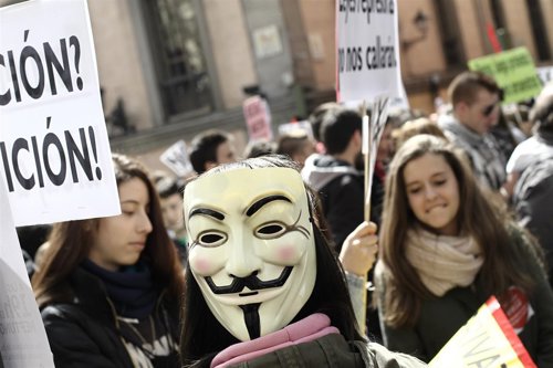 Atocha, estudiantes, huelga