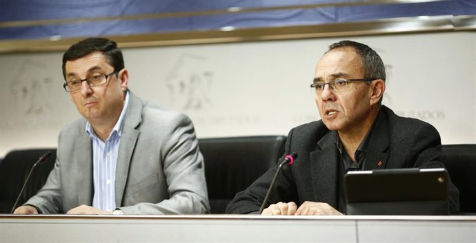 José Luis Centella y Joan Coscubiela
