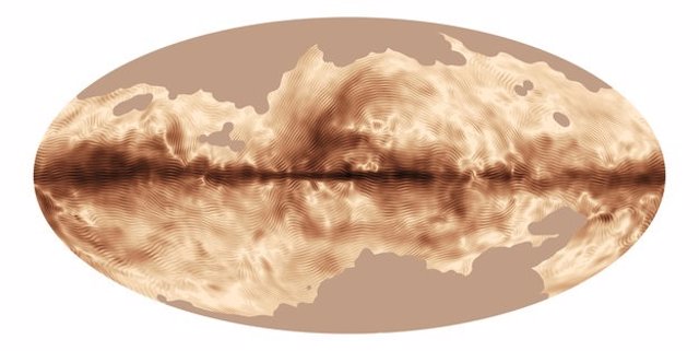 Huella magnética de la Vía Láctea