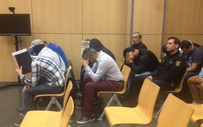 Acusados en el juicio por la 'Operación Gorrión'