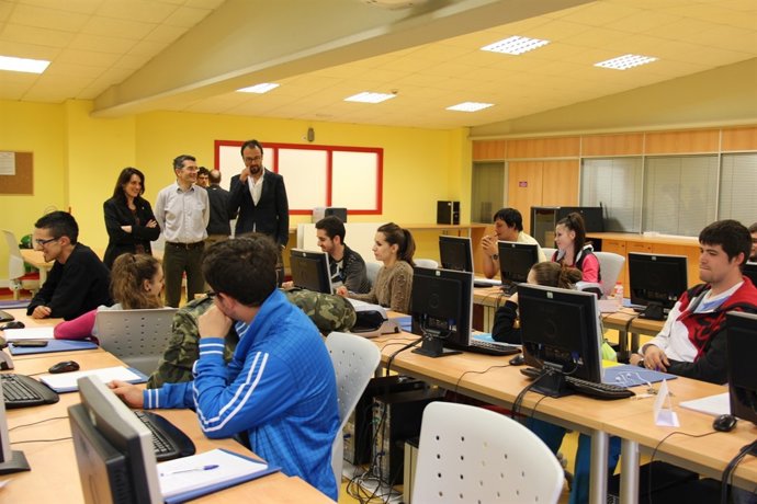 Visita al taller de empleo 