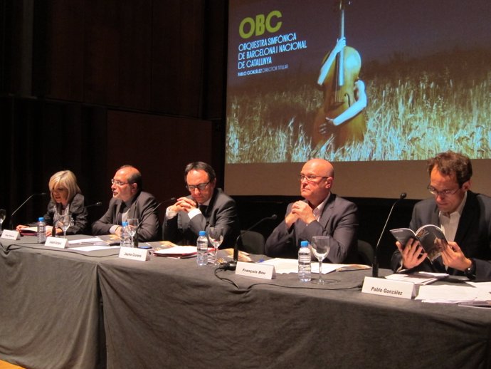 Presentación de la temporada 2014-2015 de la OBC