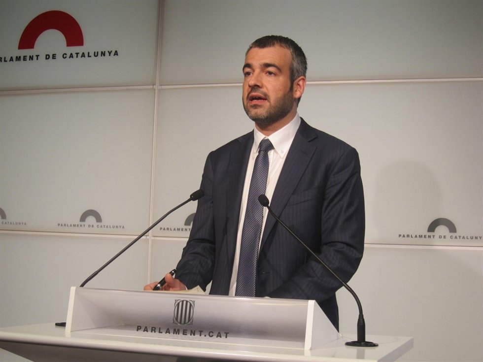 El portavoz del PSC, Maurici Lucena