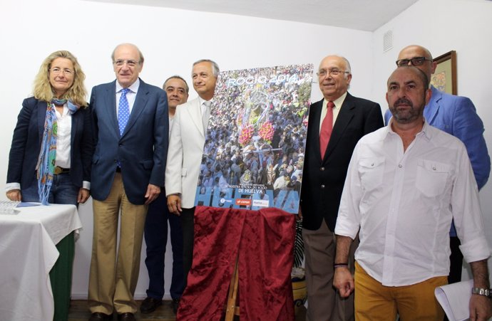 Rodríguez, en la presentación del cartel del Rocío de la Hermandad de Huelva