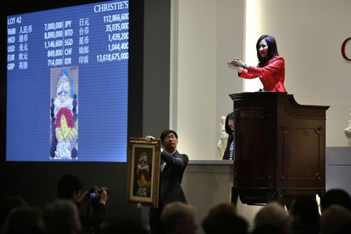 ASubasta en Christie's de una obra de Picasso, Homme Assis
